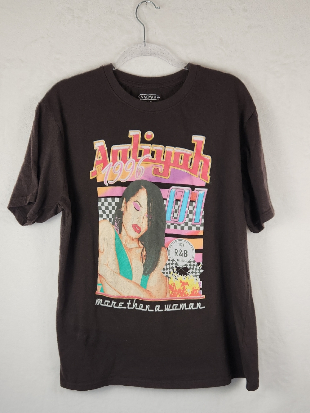 Aaliyah T-Shirt More Than A Woman 1996 XL Black Unisex‎